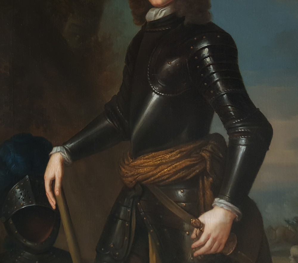 Portrait of King William III c.1700; Provenance: Dublin Castle; Follower or Circle of Sir Godfrey Kneller (1646-1723) View III