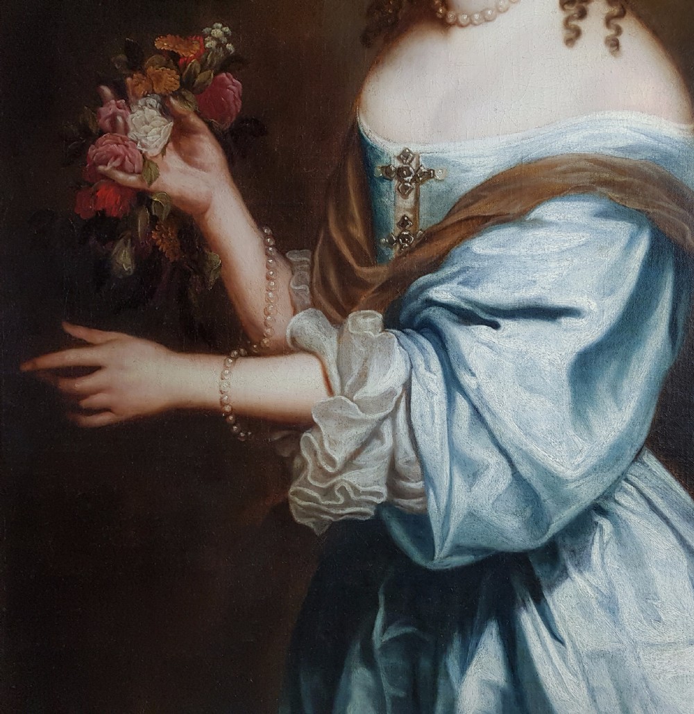 Portrait of a Lady, signed & dated 1660; by Charles Wautier (1609-1703) View VI