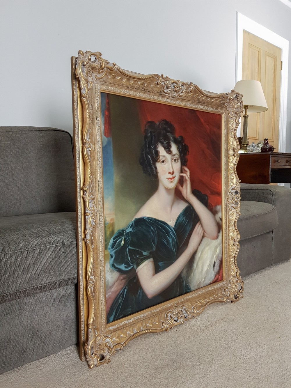 Portrait of a Lady c.1815, by George Henry Harlow (1787-1819) View III