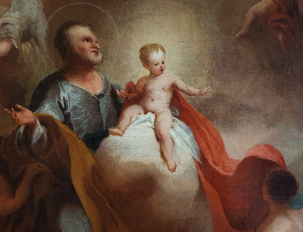 The Apotheosis of St Joseph, 18th century, oil on canvas View III