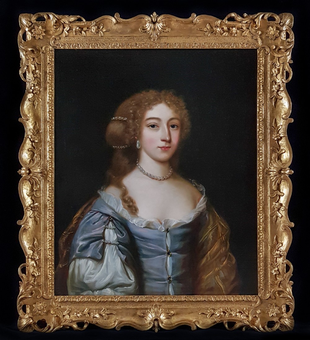 PORTRAIT of the Honourable Mrs Henry Arundell c.1660; Circle of John Michael Wright (1617-1694)