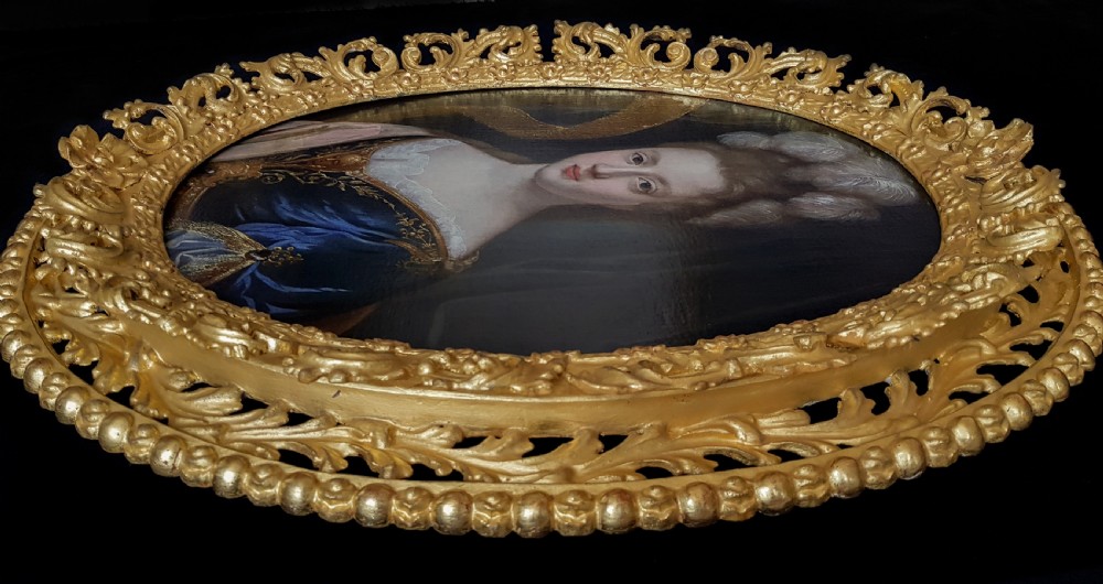 PORTRAIT of a Lady as Minerva c.1700; Circle of François de Troy (1645-1730) View III