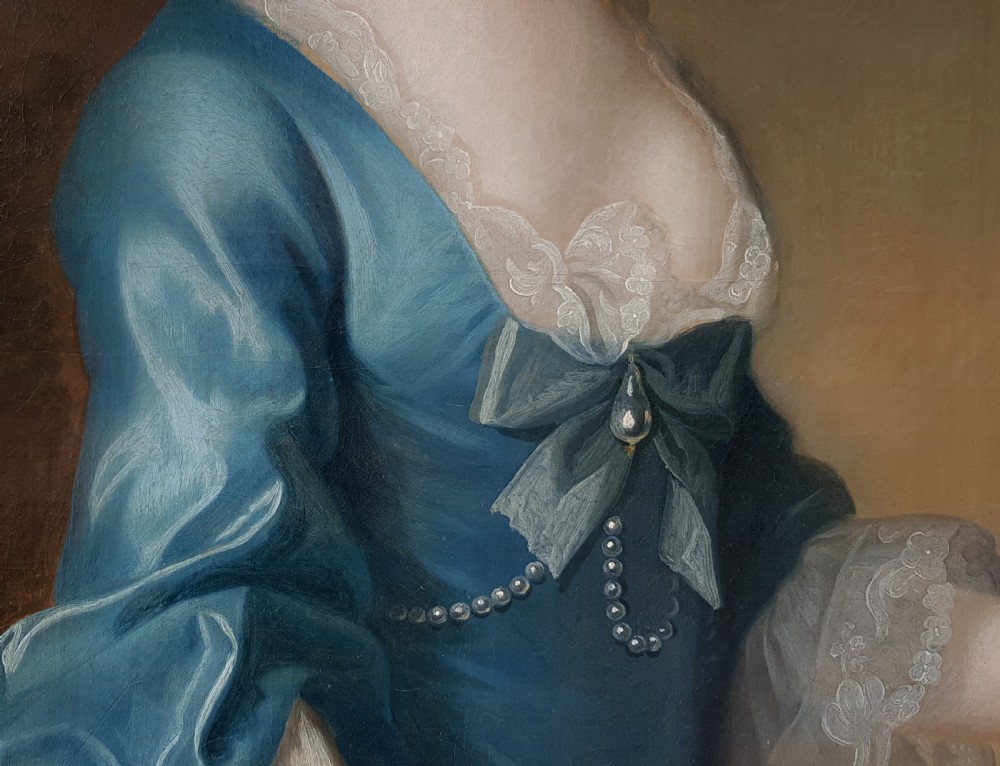 Portrait of Hannah Maria Offley, signed & dated 1757; Joseph Samuel Webster (? - 1796) View IV