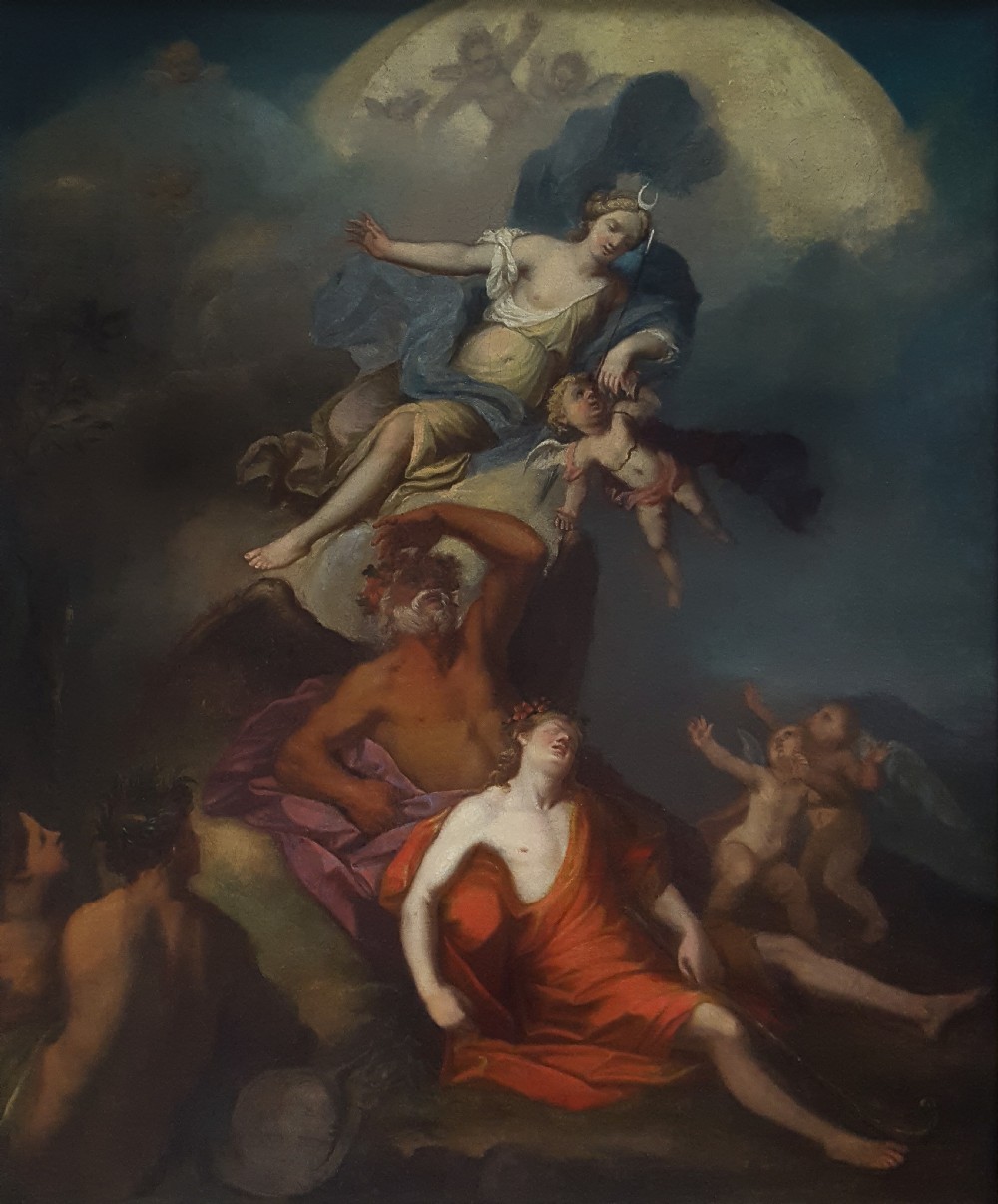 The Sleep of Endymion c.1700; Attributed to Nicolas Bertin (1668-1736) View II