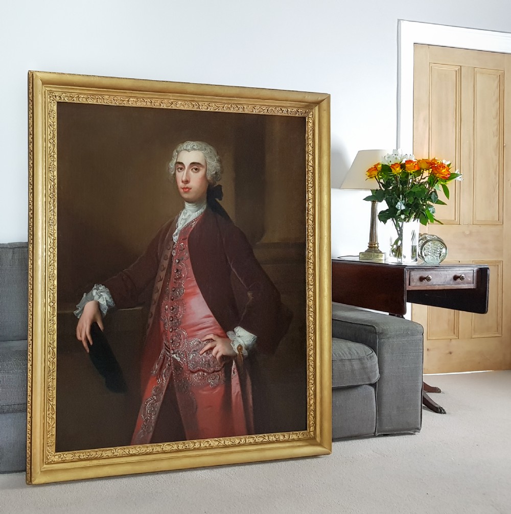 Portrait of a Gentleman c.1740; Studio or Circle of Allan Ramsay (1713-1784), and Joseph van Aken (c.1699–1749) View II