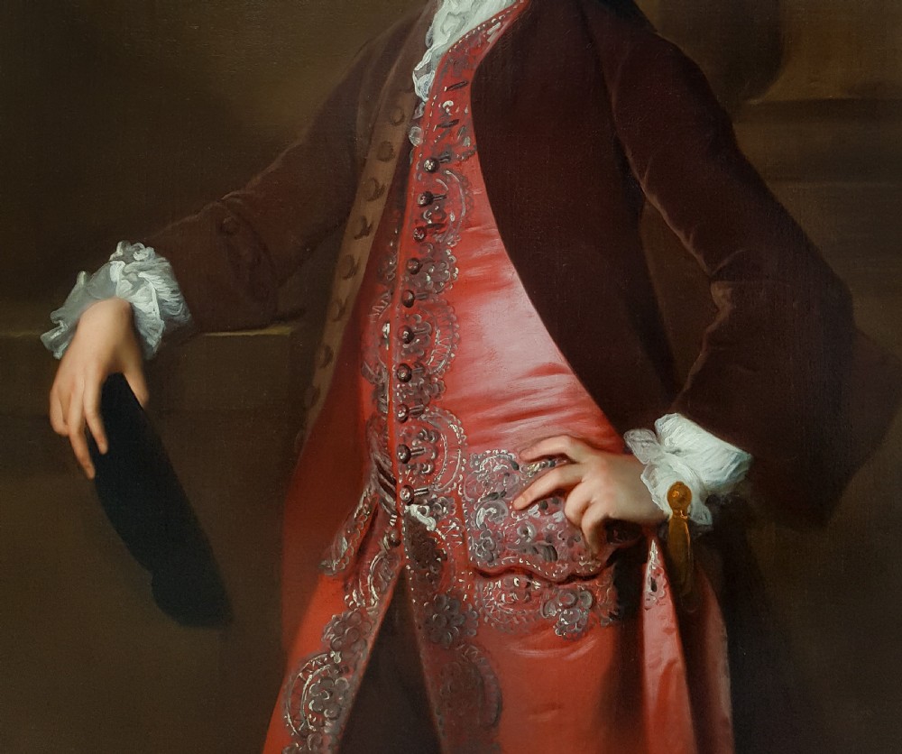 Portrait of a Gentleman c.1740; Studio or Circle of Allan Ramsay (1713-1784), and Joseph van Aken (c.1699–1749) View IV