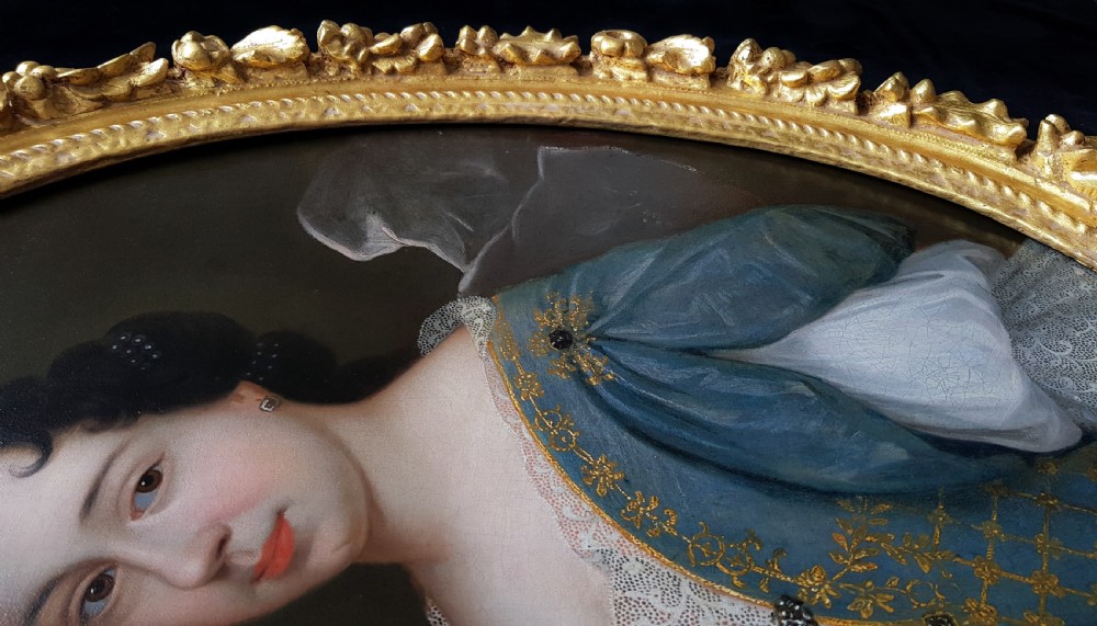Portrait of a Lady circa 1680; Circle of Francois de Troy (1645-1730) View III