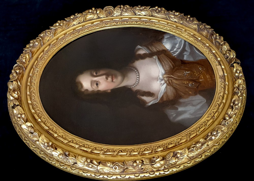 Portrait of a Lady, 17th Century; Follower of Sir Peter Lely (1618-1680) View III
