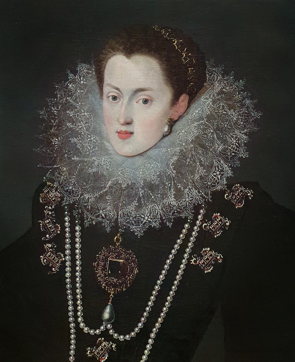 Portrait of Margaret of Austria, Queen of Spain & Portugal c.1607; Workshop of Juan Pantoja de la Cruz (1553-1608)