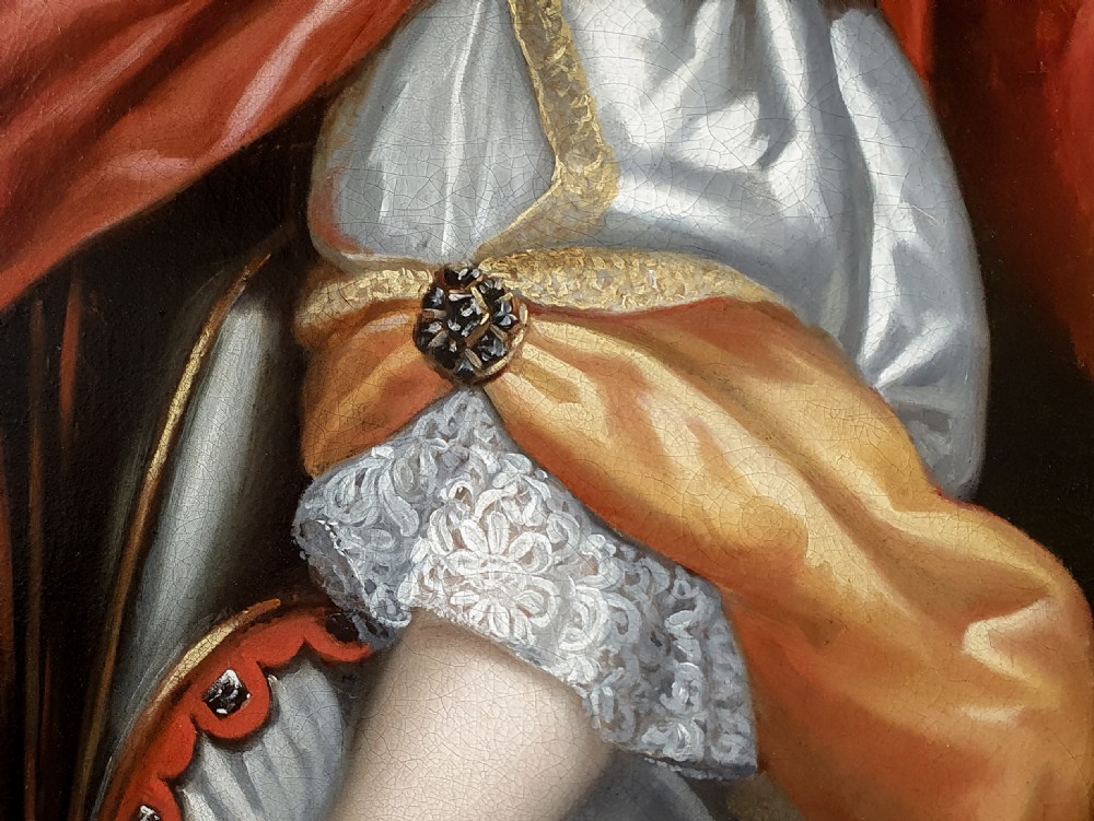 Portrait of a Lady as Minerva c.1660; Circle of Johannes Mytens (c.1614-1670) View IX