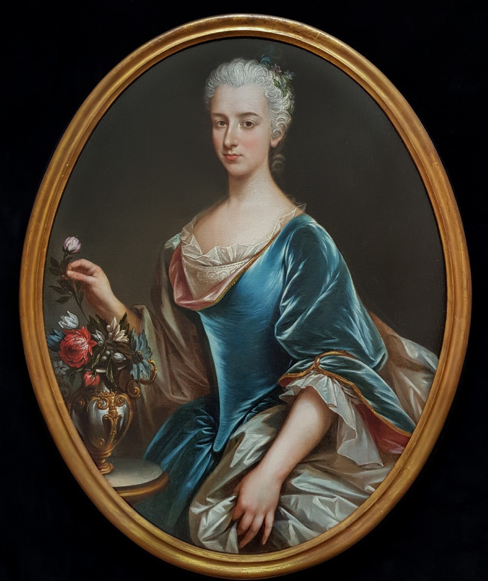 Portrait of a Lady c.1750; Circle of François Hubert Drouais (1727-1775)