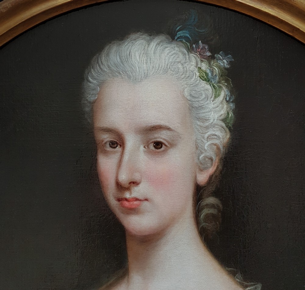 Portrait of a Lady c.1750; Circle of François Hubert Drouais (1727-1775) View IV