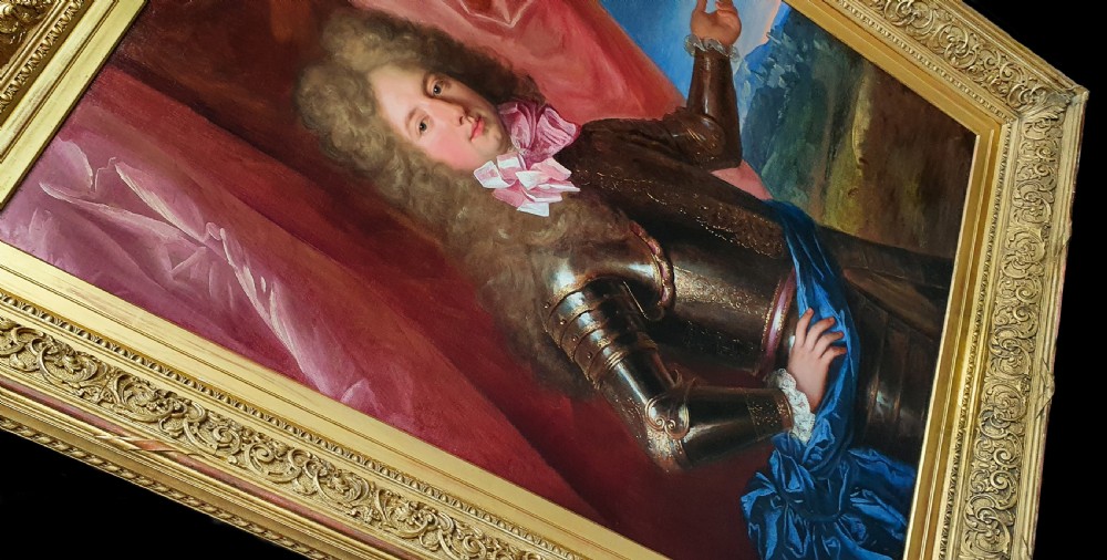 Portrait of a Young Nobleman in Armour c.1690’s; Studio of Francois de Troy (1645-1730) View III