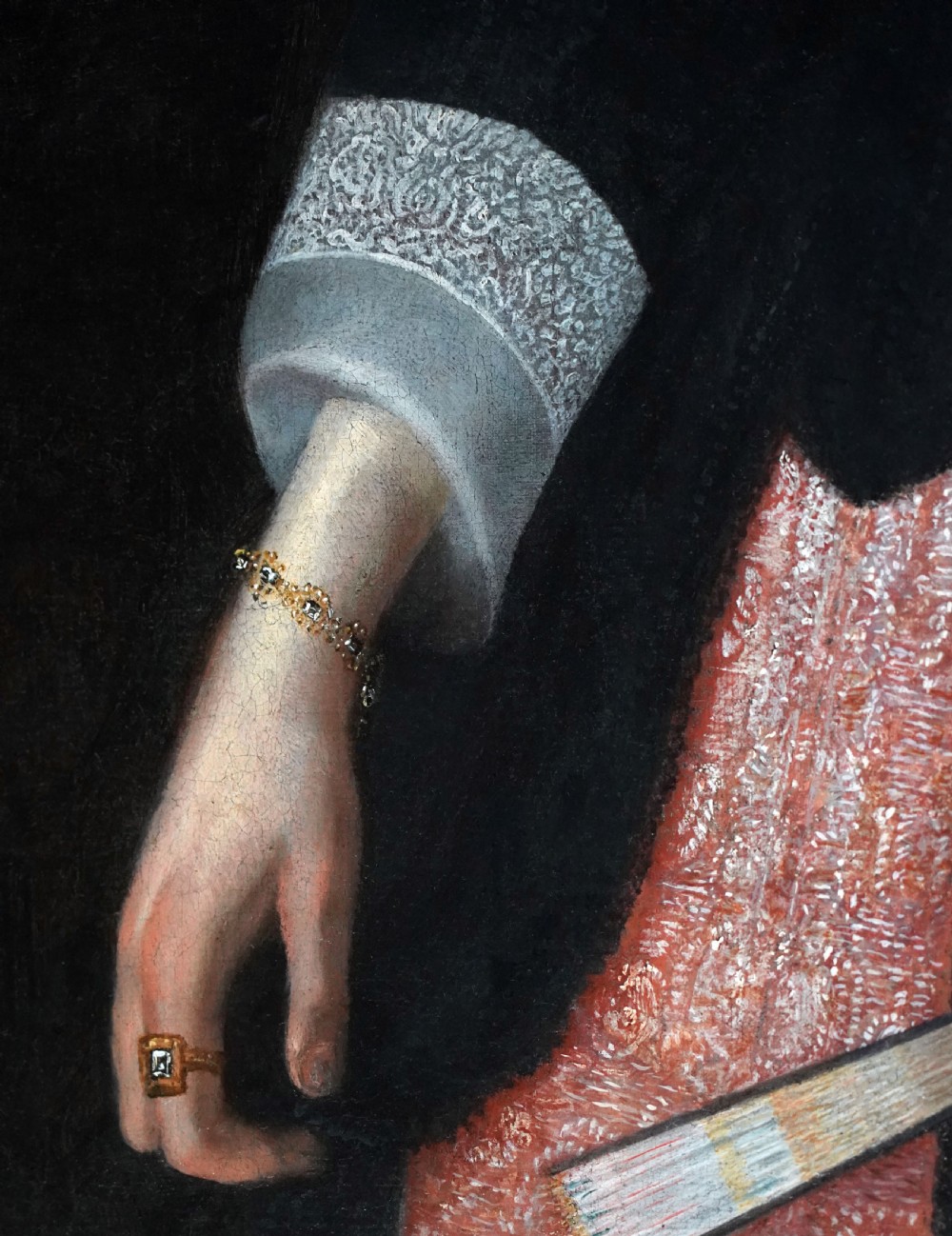 Portrait of a Lady with a Fan c.1656; Circle of Willem Drost (1633-1659) View V