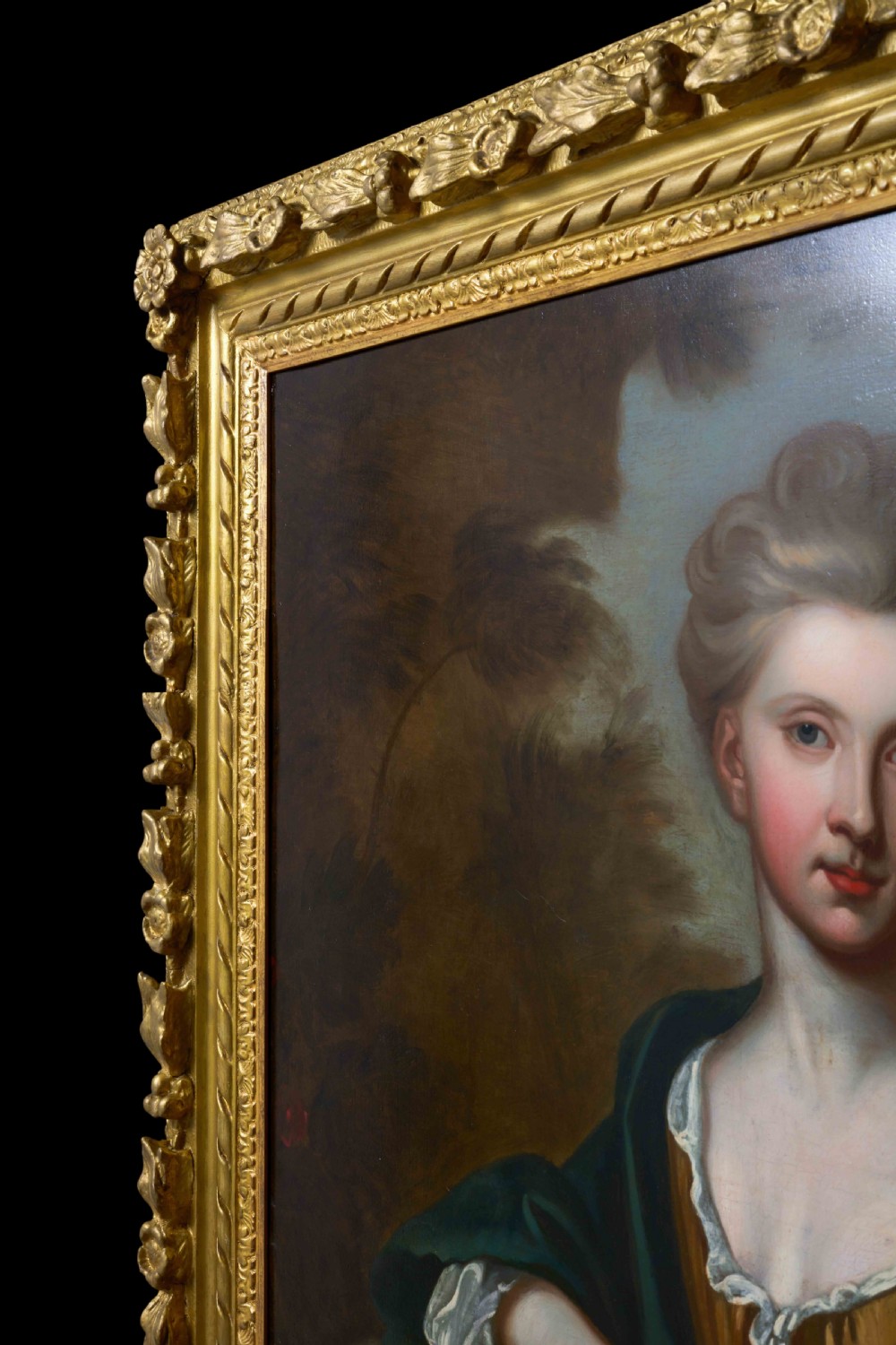 c.1700 Portrait of Margaret Broun, Lady Colstoun, Ancient UK Manor House Provenance; Circle of Godfrey Kneller, Oil on canvas painting View VI