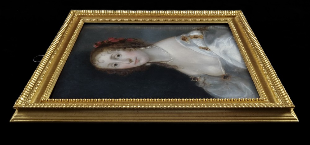 c.1638 Portrait of a Lady Diana Cecil, Countess of Elgin; Attributed to Theodore Russel (1614-1689), Oil on panel painting View VI