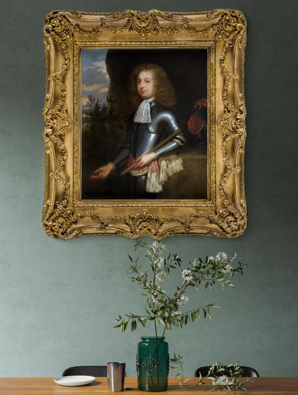 Portrait of Sir Richard Knight c.1676; Studio of Willem Wissing (c.1656–1687), Oil on canvas painting View III