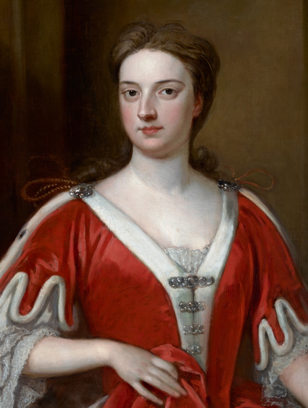 Portrait of a Lady, Abigail Countess of Kinnoull Signed & Dated by Godfrey Kneller (1646-1723), oil on canvas painting View IX