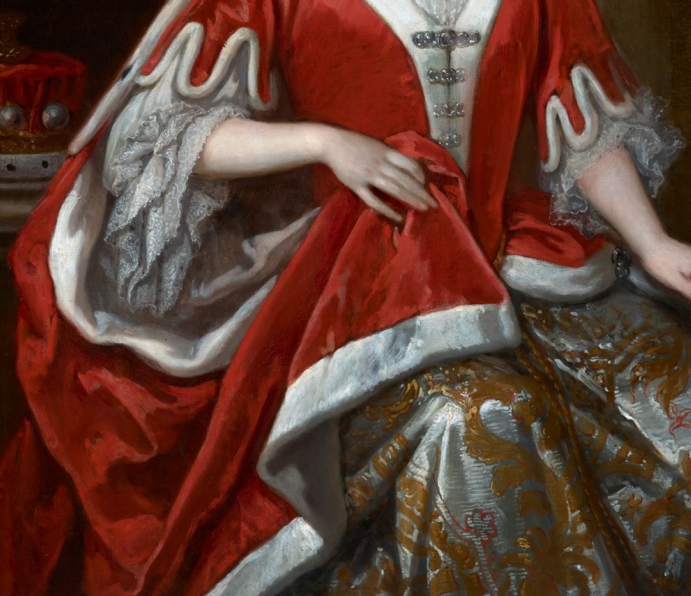 Portrait of a Lady, Abigail Countess of Kinnoull Signed & Dated by Godfrey Kneller (1646-1723), oil on canvas painting View XIII
