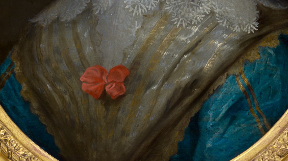 Portrait of a Lady, Queen Henrietta Maria in Riding Dress and Hat c.1640; Studio of Sir Anthony van Dyck (1599-1641), oil on canvas painting View IX