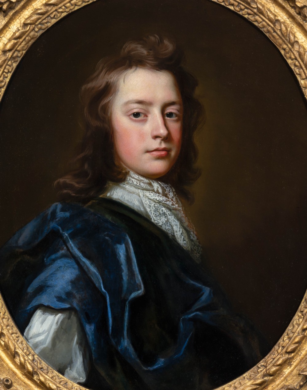 Portrait of a Gentleman with Blue Cloak & Portrait of a Lady in Russet Dress c.1697; by Thomas Murray (1663-1735) Oil on Canvas Paintings View V