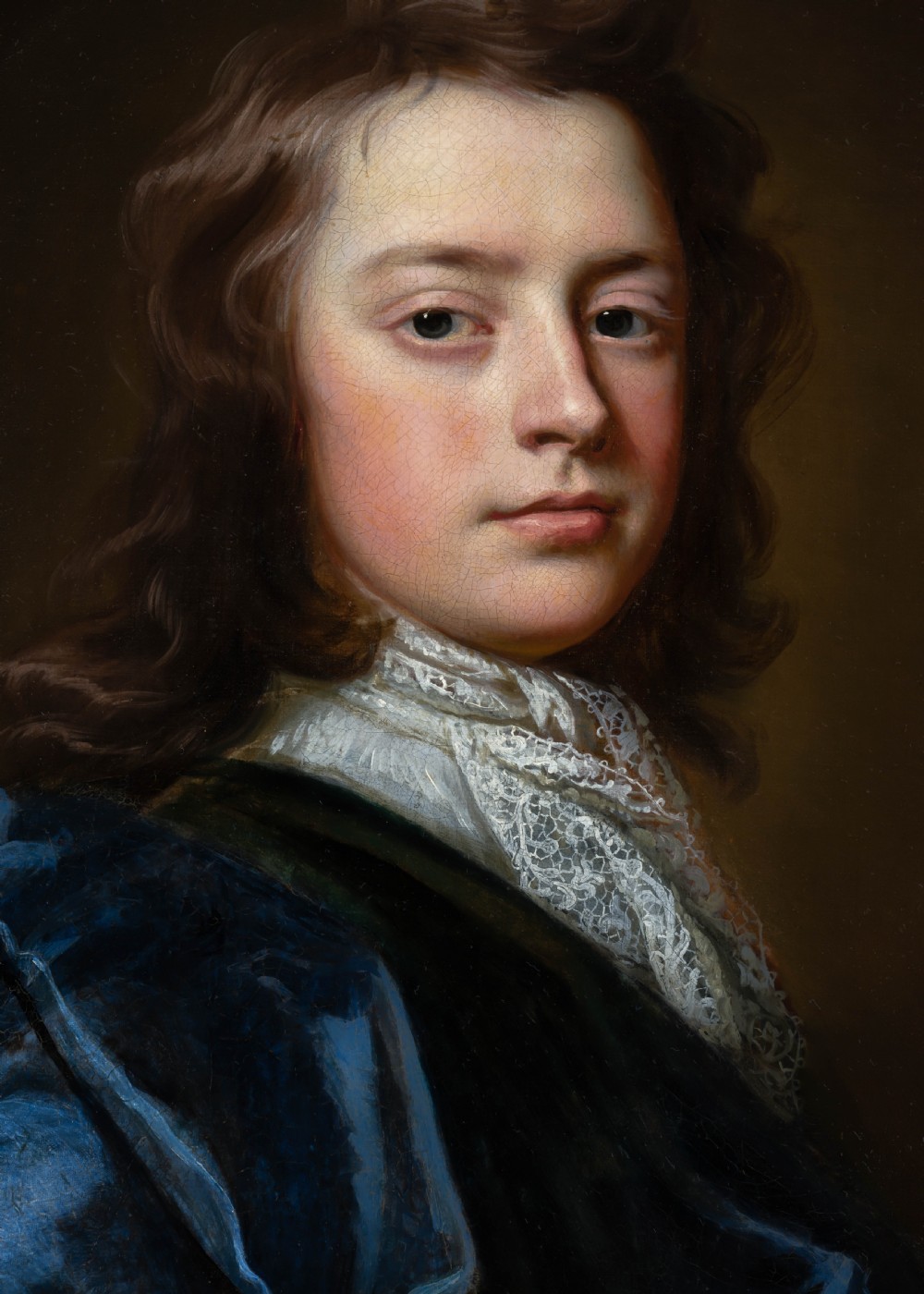 Portrait of a Gentleman with Blue Cloak & Portrait of a Lady in Russet Dress c.1697; by Thomas Murray (1663-1735) Oil on Canvas Paintings View VII