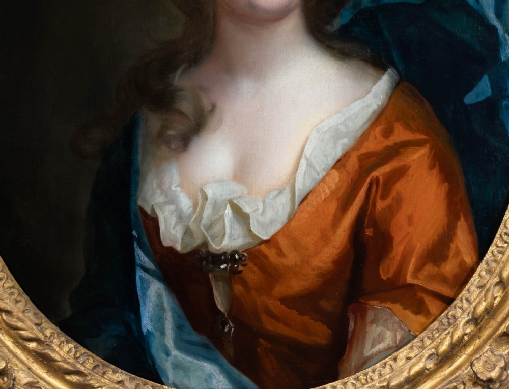 Portrait of a Gentleman with Blue Cloak & Portrait of a Lady in Russet Dress c.1697; by Thomas Murray (1663-1735) Oil on Canvas Paintings View XI