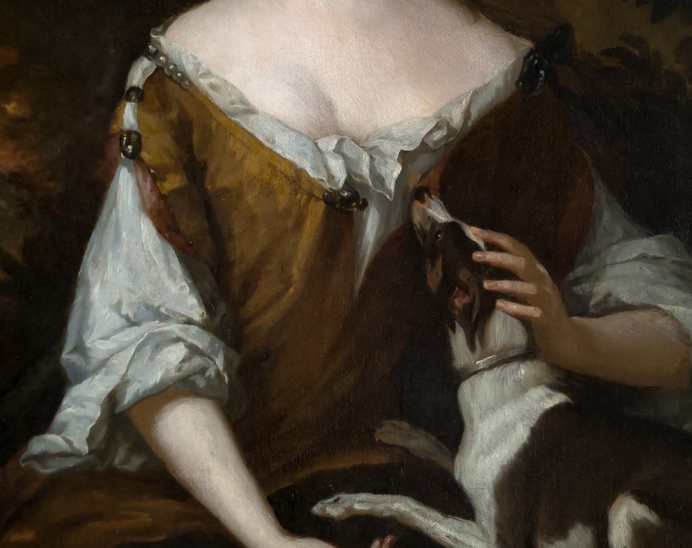 Portrait of an Elegant Lady with Her Pet Dog, c.1690–1700; Studio of Sir Godfrey Kneller (1646–1723), oil on canvas
 View VI