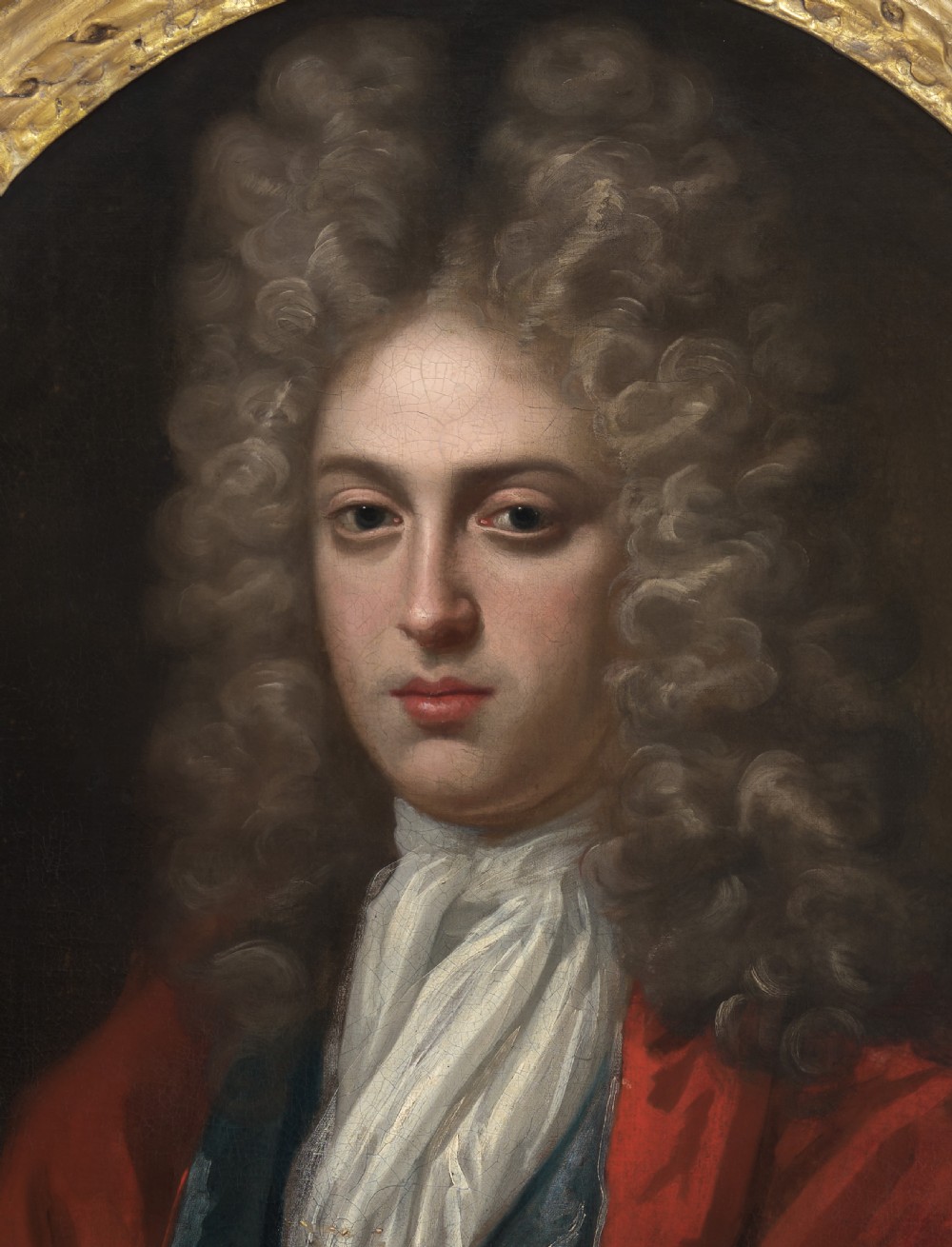 Portrait of a Gentleman in a Red Coat and Periwig, c.1715-1725; Studio of Sir Godfrey Kneller (1646–1723), Oil on canvas painting View V