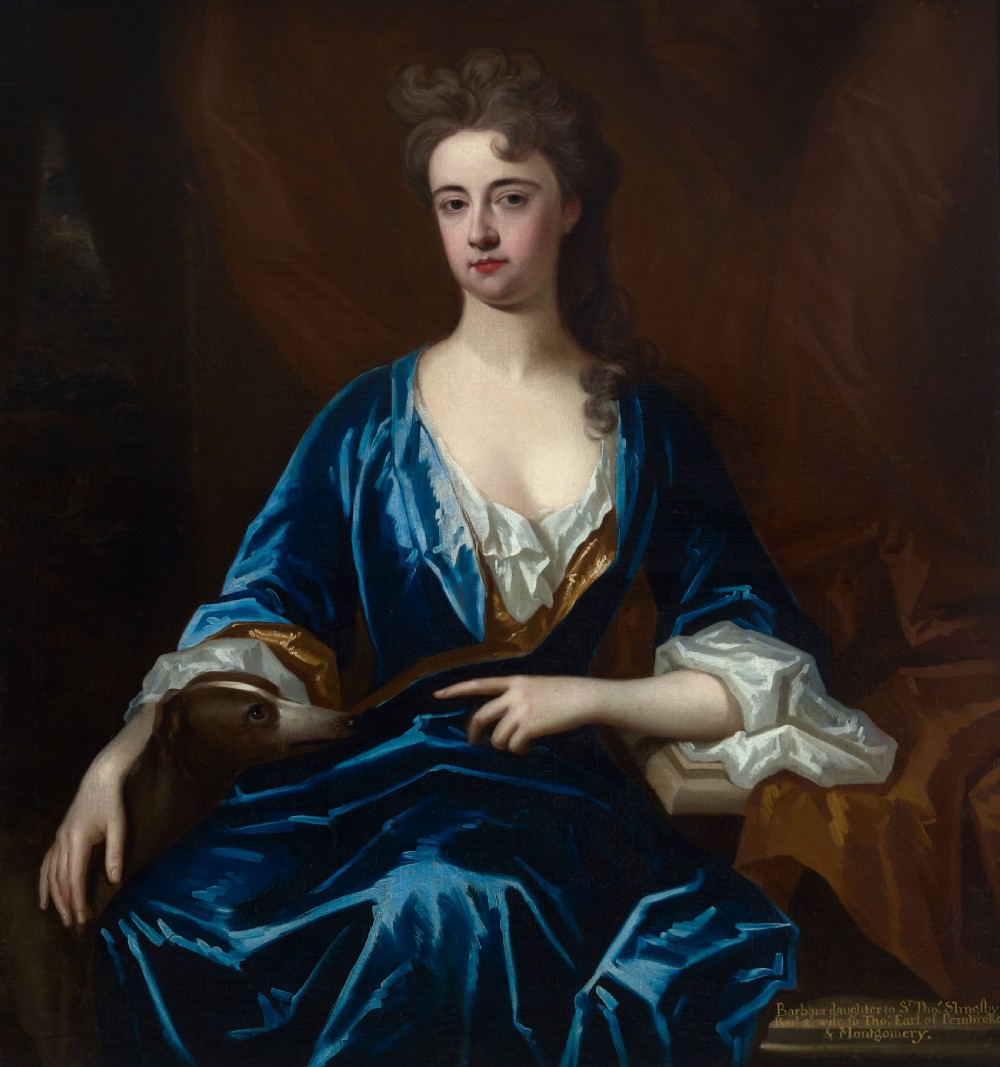 Portrait of a Lady, Barbara Herbert, Countess of Pembroke c.1708; Charles d’Agar (1669-1723), oil on canvas painting View III