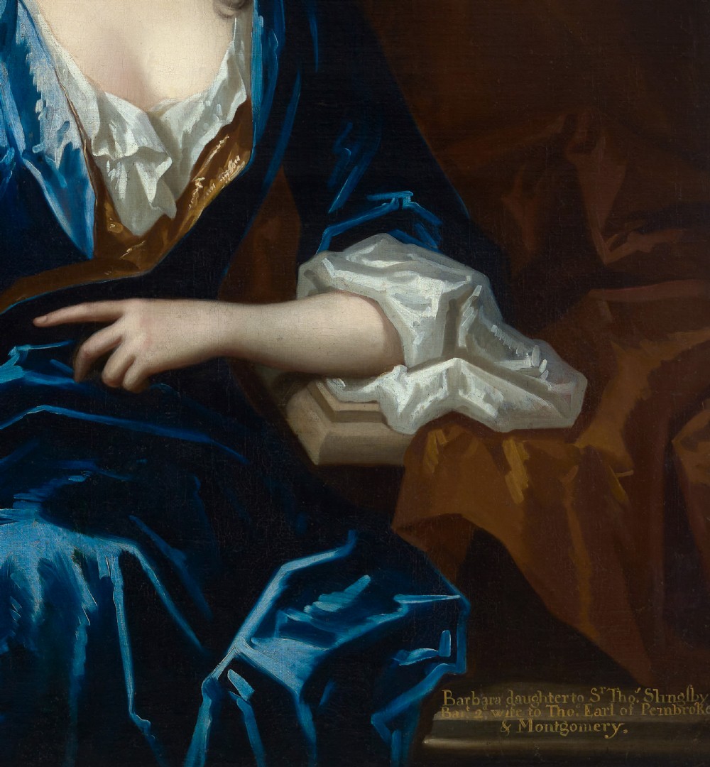 Portrait of a Lady, Barbara Herbert, Countess of Pembroke c.1708; Charles d’Agar (1669-1723), oil on canvas painting View IV