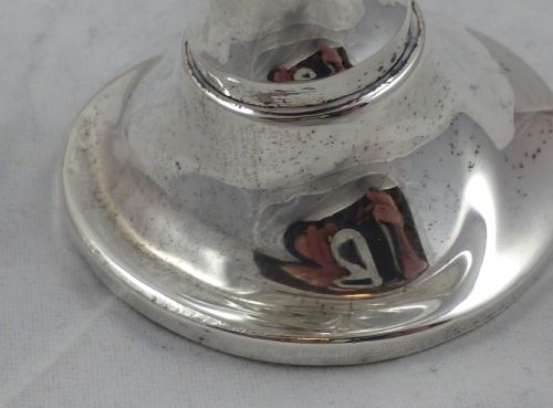 GEORGE V HALLMARKED STERLING SILVER TROPHY CUP ON BAKELITE BASE - ADDITIONAL PHOTO 4
