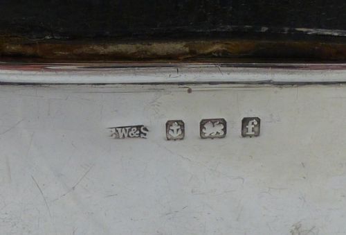 EDWARDIAN HALLMARKED STERLING SILVER HIP FLASK BY CHARLES WESTWOOD SONS - ADDITIONAL PHOTO 2