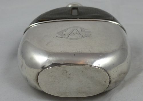 EDWARDIAN HALLMARKED STERLING SILVER HIP FLASK BY CHARLES WESTWOOD SONS - ADDITIONAL PHOTO 3