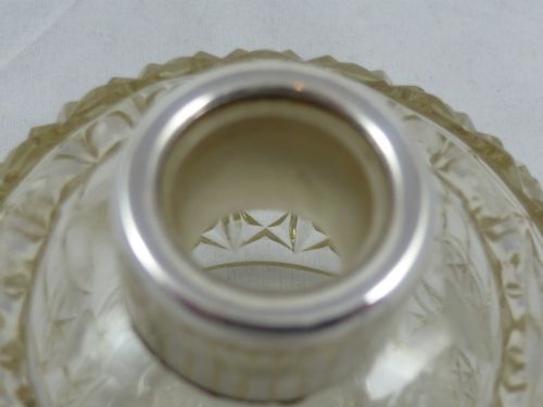 EDWARDIAN HALLMARKED SILVER CUT GLASS SCENT BOTTLE BY COLLETT ANDERSON - ADDITIONAL PHOTO 6