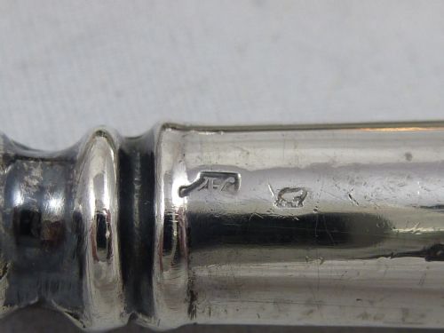 PAIR OF EDWARDIAN STERLING SILVER CURLING IRONS BY WILLIAM DAVENPORT - ADDITIONAL PHOTO 8