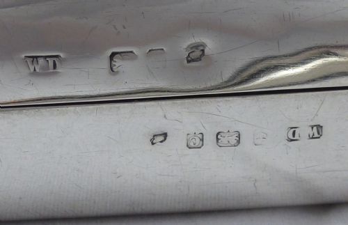 PAIR OF EDWARDIAN STERLING SILVER CURLING IRONS BY WILLIAM DAVENPORT - ADDITIONAL PHOTO 10