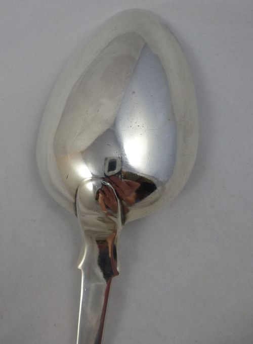 VICTORIAN HALLMARKED STERLING SILVER BASTING SPOON 18445 BY RICHARD BRITTON - ADDITIONAL PHOTO 4