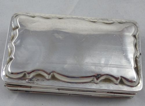 C19TH DUTCH BOOK FORM HALLMARKED SILVER SNUFF BOX - ADDITIONAL PHOTO 2