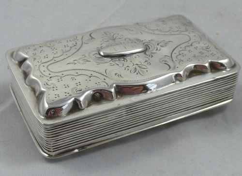 C19TH DUTCH BOOK FORM HALLMARKED SILVER SNUFF BOX - ADDITIONAL PHOTO 4