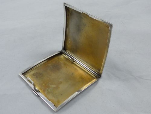 ART DECO HALLMARKED STERLING SILVER CIGARETTE CASE JAMES DIXON SONS LTD - ADDITIONAL PHOTO 3