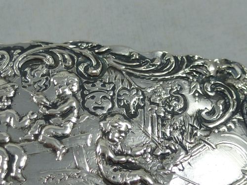 LATE C19THEARLY C20TH GERMAN HANNAU SOLID SILVER TEA STRAINER BY GEBRUDER DINGELDEIN - ADDITIONAL PHOTO 2