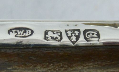 AN ART DECO HALLMARKED SILVER DRESSING TABLE SET BY JAMES WILLIAM BENSON CHESTER - ADDITIONAL PHOTO 2