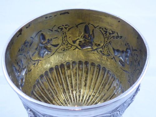 A LARGE INDIAN SILVER TROPHY CUP FOR THE BEEFENGLER CUP 1935 - ADDITIONAL PHOTO 7