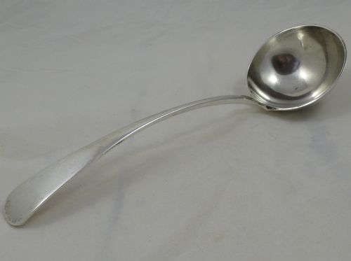 a victorian hallmarked sterling silver ladle by josiah williams co - CATEGORY: ANTIQUE SILVER - DATED 1890