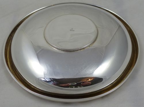 A C1920'S ART DECO NORWEGIAN HALLMARKED SILVER AND GUILLOCHE ENAMEL DISH - ADDITIONAL PHOTO 2