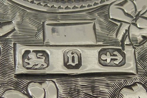 A VICTORIAN HALLMARKED STERLING SILVER BRIGHT CUT ENGRAVED CARD CASE - ADDITIONAL PHOTO 2