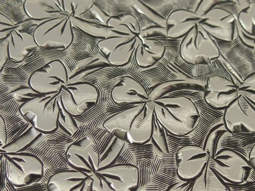 A VICTORIAN HALLMARKED STERLING SILVER BRIGHT CUT ENGRAVED CARD CASE - ADDITIONAL PHOTO 3