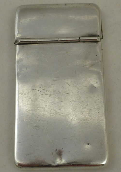 A VICTORIAN HALLMARKED STERLING SILVER CARD CASE BY SAMPSON MORDAN CO - ADDITIONAL PHOTO 1