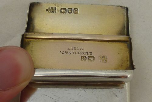 A VICTORIAN HALLMARKED STERLING SILVER CARD CASE BY SAMPSON MORDAN CO - ADDITIONAL PHOTO 2